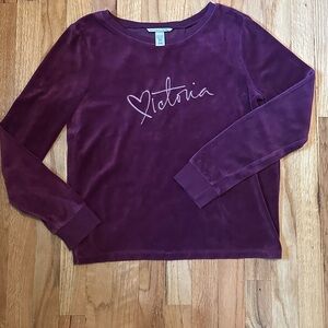 Velour Victoria’s Secret Sleep Shirt